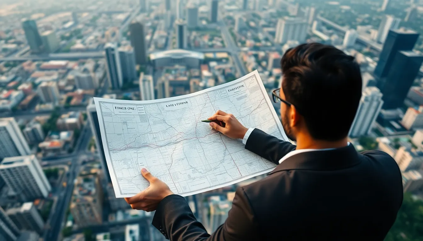 Person thoughtfully looking at a map, symbolizing finding one's calling
