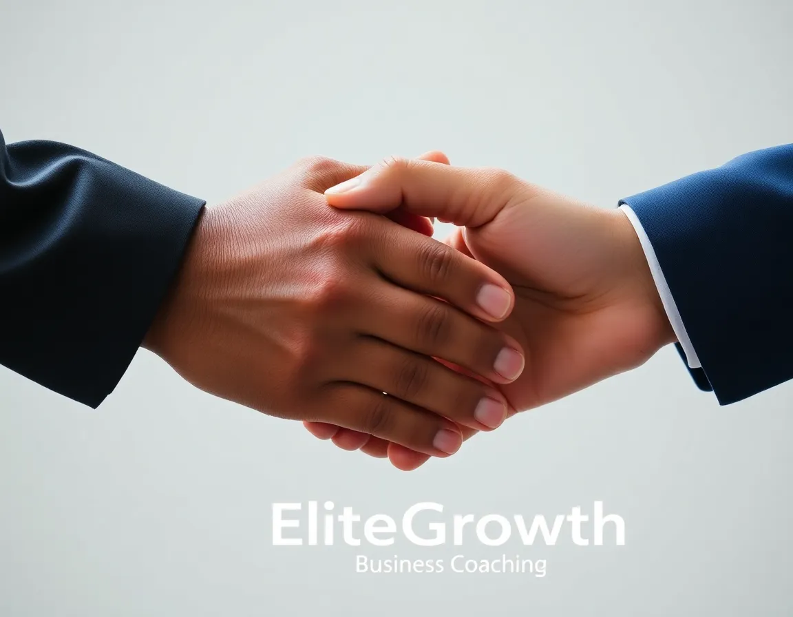 Two hands holding together, symbolizing building strong relationships